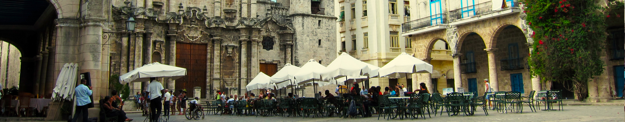 The colonial facade of Havana
